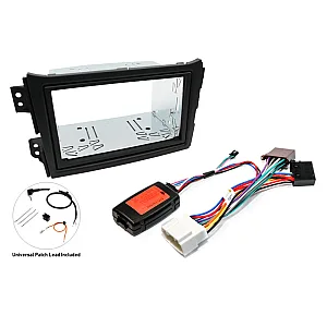 InCarTec FK-741-SWC Suzuki Splash, Ritz (2008-2016) Double Din Car Stereo Upgrade Fitting Kit (WITH SWC)