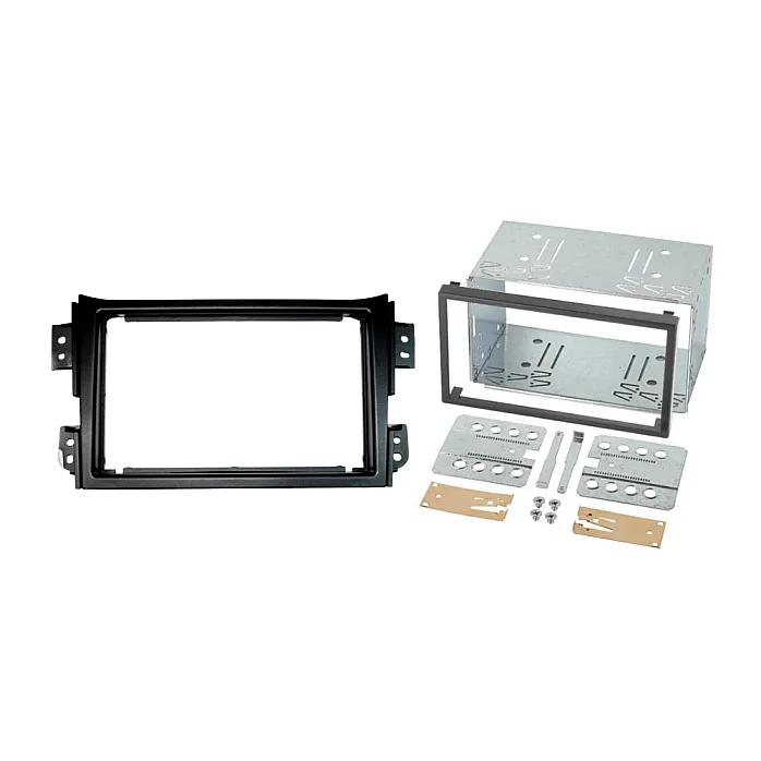 InCarTec FK-741-SWC Suzuki Splash, Ritz (2008-2016) Double Din Car Stereo Upgrade Fitting Kit (WITH SWC)