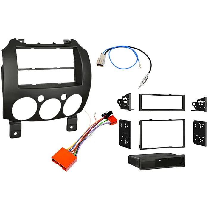 InCarTec FK-780 Mazda 2 Single/ Double Din Stereo Upgrade Fitting Kit (WITHOUT SWC)