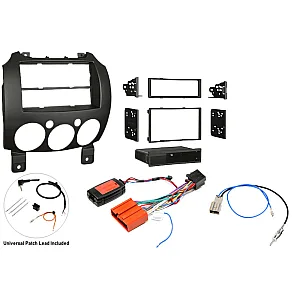 Mazda 2 (2007-2014) Single / Double Din Car Stereo Upgrade Fitting Kit (WITH SWC)