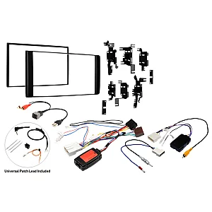 InCarTec FK-797-SWC-CAM Nissan Juke Double Din Stereo Upgrade Fitting Kit (WITH SWC AND CAMERA RETENTION)