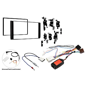 InCarTec FK-797-SWC Nissan Juke 2010-2014 Double Din Stereo Upgrade Fitting Kit (WITH STEERING CONTROLS)