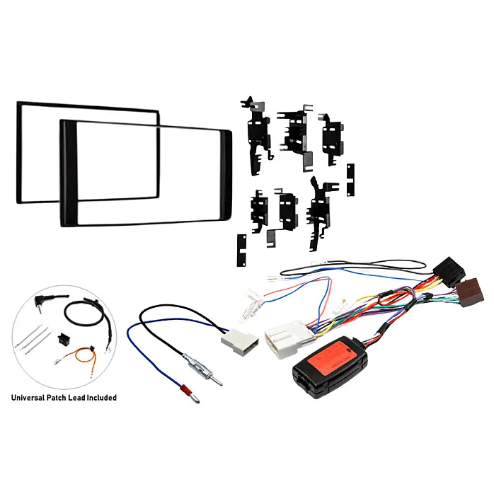 InCarTec FK-797-SWC Nissan Juke 2010-2014 Double Din Stereo Upgrade Fitting Kit (WITH STEERING CONTROLS)