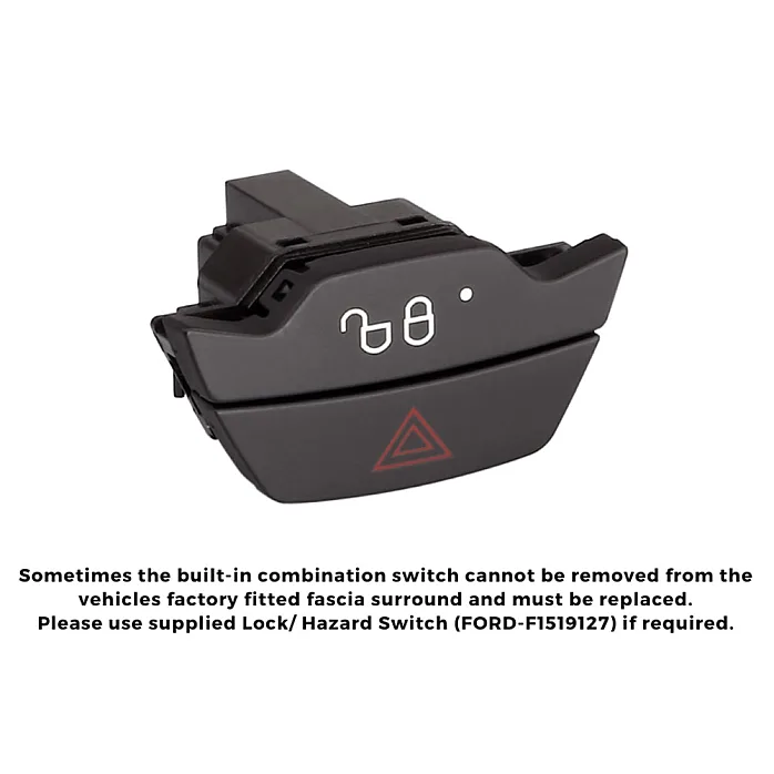 InCarTec FK-892-SWITCH Ford C-Max, Kuga Double Din Stereo Upgrade Fitting Kit (WITH SWC/PDC/SWITCH)