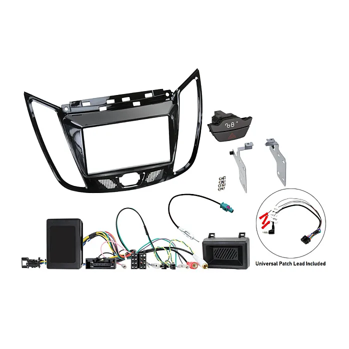 InCarTec FK-892-SWITCH Ford C-Max, Kuga Double Din Stereo Upgrade Fitting Kit (WITH SWC/PDC/SWITCH)