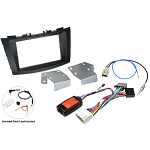 InCarTec FK-914-SWC Suzuki Swift (2010-2017) Double Din Car Stereo Upgrade Fitting Kit (WITH STEERING CONTROLS)