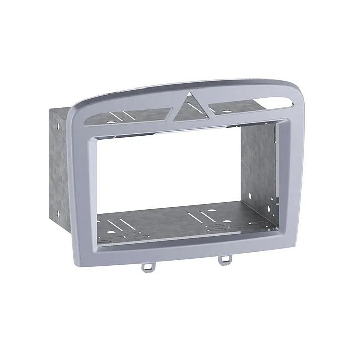 InCarTec FK-915/2-SWC Peugeot 308 (2008-2013) Double Din Car Stereo Silver Fitting Kit WITH SWC