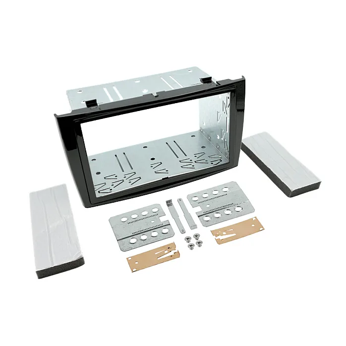 InCarTec FK-915/3-PDC Peugeot 308 (2008-2013) Double Din Stereo Fitting Kit (PIANO BLACK WITH SWC and PDC)