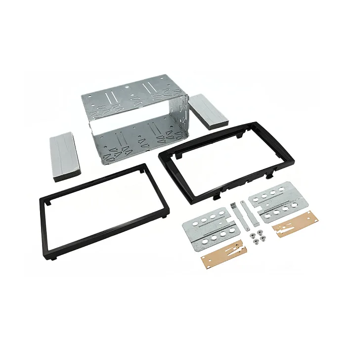 InCarTec FK-915/3-PDC Peugeot 308 (2008-2013) Double Din Stereo Fitting Kit (PIANO BLACK WITH SWC and PDC)