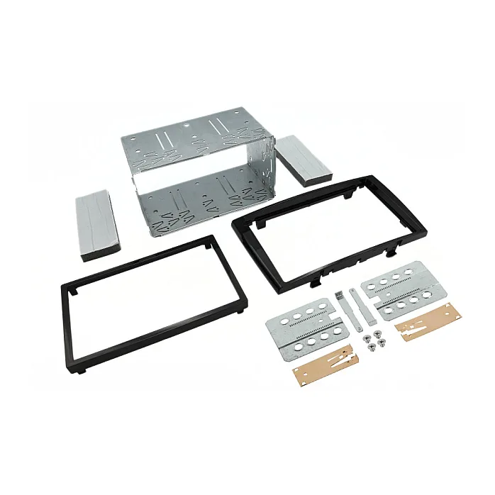 InCarTec FK-915/3-SWC Peugeot 308 (2008-2013) Double Din Car Stereo Fitting Kit (PIANO BLACK/ WITH SWC)