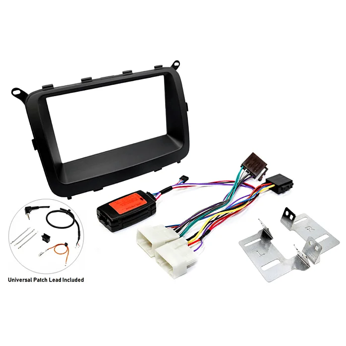 InCarTec FK-922-SWC Kia Carens (2013-2017) Double Din Car Stereo Fitting Kit - MATT BLACK