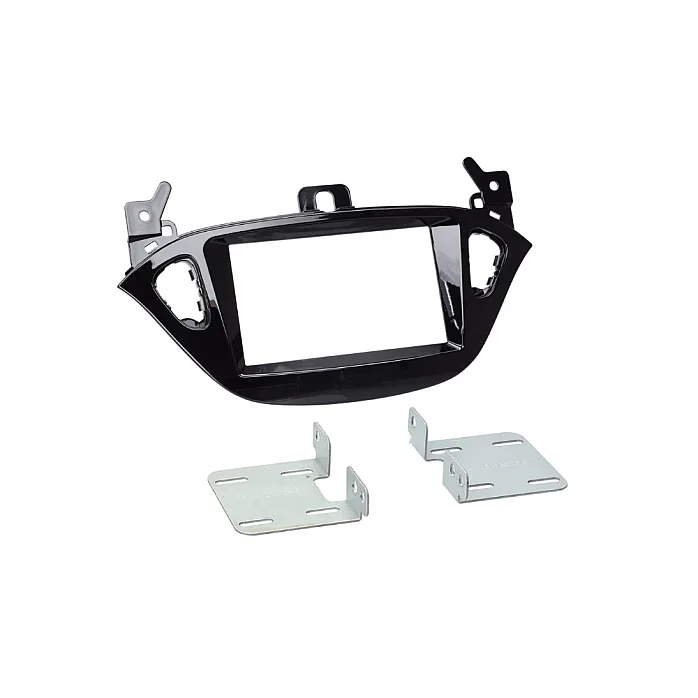 InCarTec FK-925-SWC Vauxhall / Opel Piano Black Double Din Stereo Fitting Kit (BT 3.0 CD Systems)