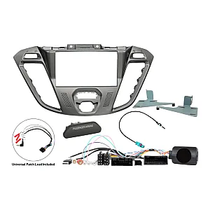 InCarTec FK-9261/4 Ford Transit Custom Euro 6 2012-2018 Double Din Stereo Fitting Kit (WITH DISPLAY/ NO DAB)