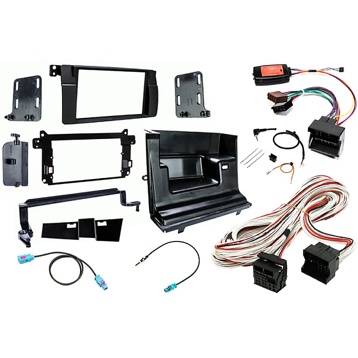 InCarTec FK-951-NAV-Q BMW 3 Series Double Din Stereo Fitting Kit (NAVIGATION/QUADLOCK)