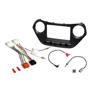 InCarTec FK-969-RES Hyundai I10 (2013-2019) Complete Double Din Fitting Kit - (RESISTIVE PROGRAMMABLE)