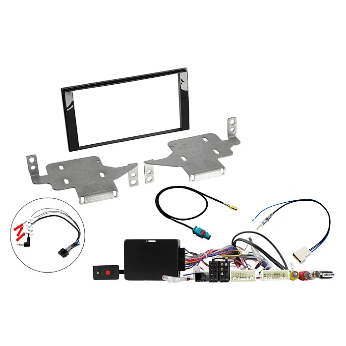 InCarTec FK-972-360 Nissan Juke Tekna 2014-2019 Double Din Fitting Kit (SWC / USB / 360 Camera Retention)