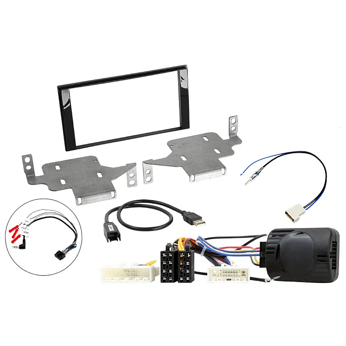 InCarTec FK-972-USB Nissan Juke Acenta 2014-2019 Double Din Fitting Kit (Steering Control/ USB Retention)