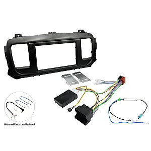 InCarTec FK-976-PDC Citroen Dispatch, Jumpy, Space Tourer Double DIN Car Radio Fitting Kit (STANDARD WITH PDC)