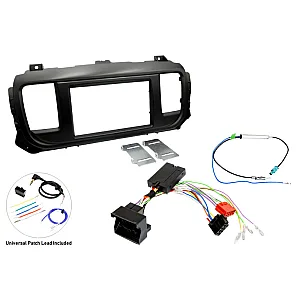 InCarTec FK-976-SWC Citroen Double DIN Car Radio Fitting Kit (STANDARD RADIO)