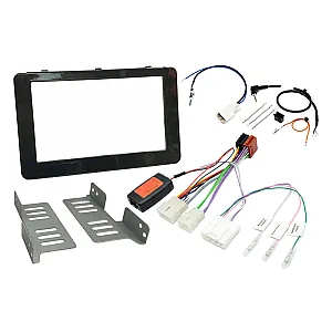 InCarTec FK-984 Toyota Hilux 2016> Double DIN Complete Radio Replacement Fitting Kit (GLOSS BLACK)