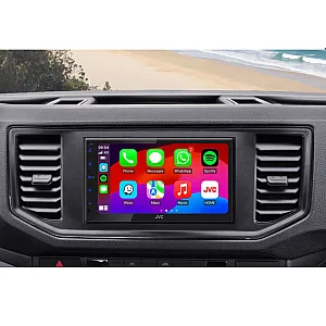 VW Crafter (2017-2023) JVC KW-M595DBT 6.8” Wired CarPlay / Android Auto Bluetooth Mirroring DAB+ Stereo Upgrade Pack