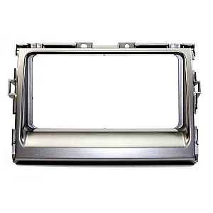 InCarTec 50-663 Toyota Estima, Previa Double Din Car Stereo Fascia Adaptor Panel (Silver/ Grey)