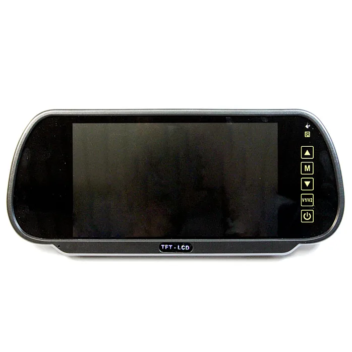 InCarTec M-738 Clip Over 7" Rear View Mirror Monitor 