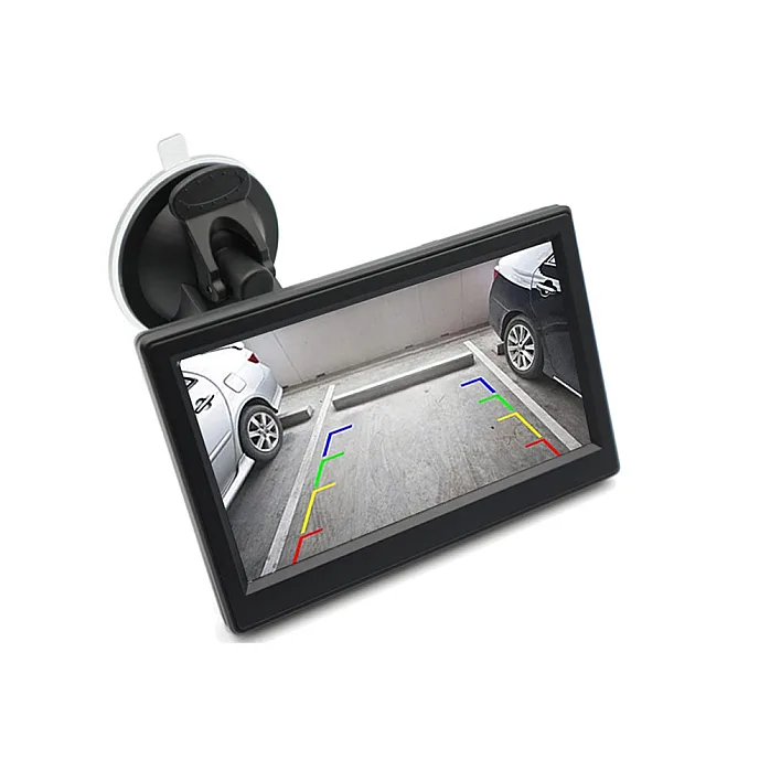 InCarTec M-S5.0 5" Standalone Windscreen Suction Mount Video Monitor (For Reverse Parking)