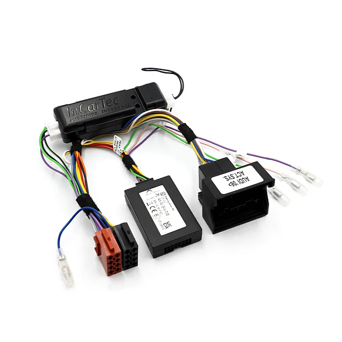 InCarTec PF-100-SWC Audi A3 2006-2013 9" Perfect Fit Stereo Fitting Kit With Steering Controls/ Rear Amplified
