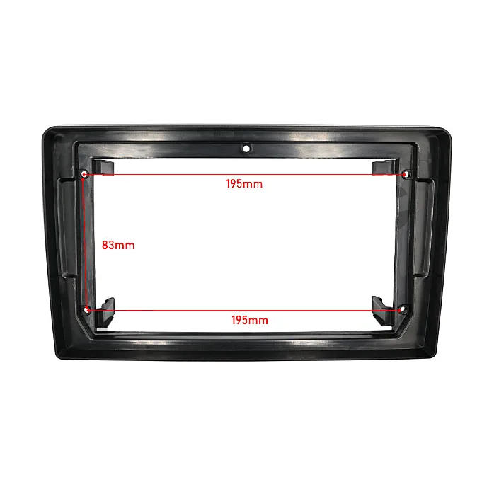 InCarTec PF-100FA-SWC Audi A3 2006-2013 9" Perfect Fit Car Stereo Fitting Kit For Rear Amplified Only (NOT BOSE)