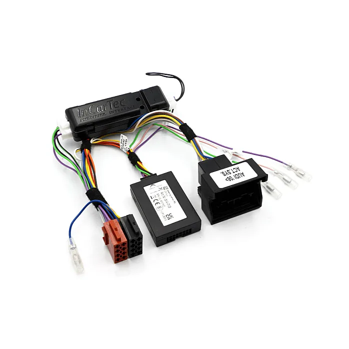 InCarTec PF-101-SWC Audi A4 (B7), Cabriolet Perfect Fit 9" Stereo Fitting Kit - Steering Controls / Rear Amplified