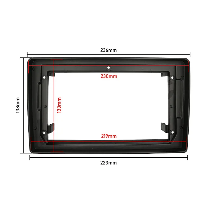 InCarTec PF-101-SWC Audi A4 (B7), Cabriolet Perfect Fit 9" Stereo Fitting Kit - Steering Controls / Rear Amplified