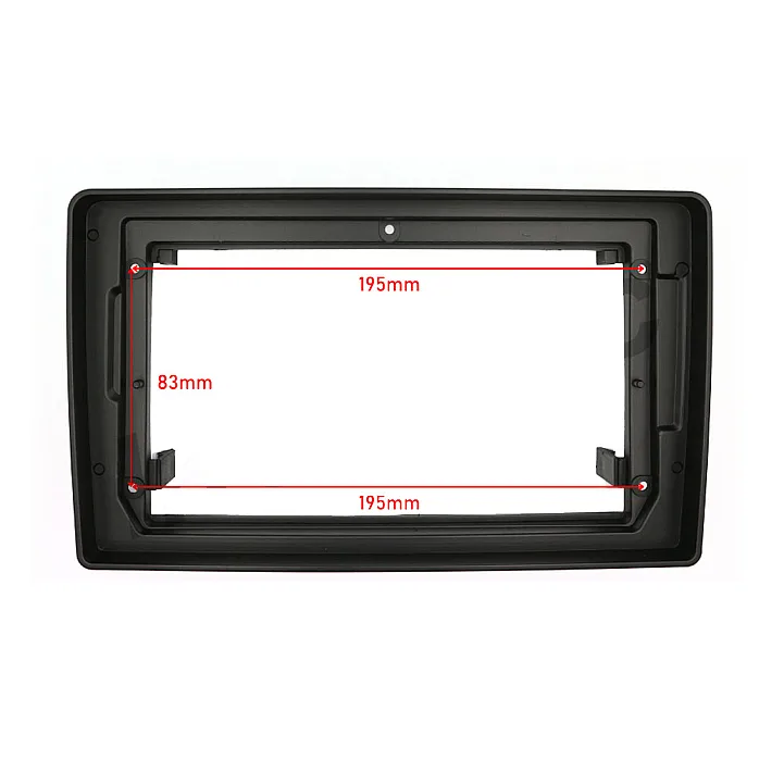 InCarTec PF-101-SWC Audi A4 (B7), Cabriolet Perfect Fit 9" Stereo Fitting Kit - Steering Controls / Rear Amplified