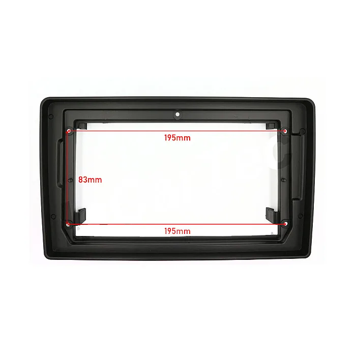 InCarTec PF-101FA-SWC Audi A4 (2005-2008) 9" Perfect Fit Stereo Fitting Kit With Steering Control & Amplifier Retention