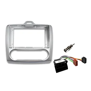 Ford Focus (2007-2011) 9" Perfect Fit Stereo Fitting Kit Automatic Air Conditioning / Without SWC