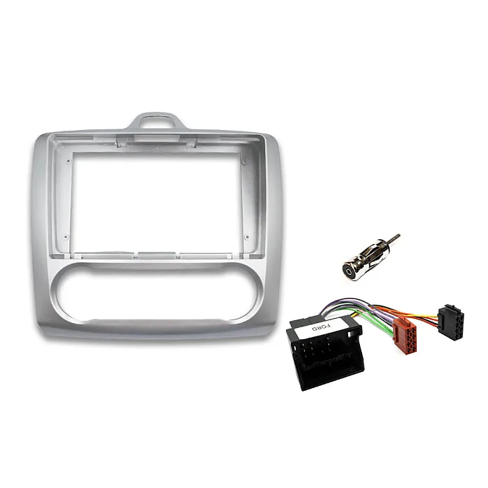 Ford Focus (2007-2011) 9" Perfect Fit Stereo Fitting Kit Automatic Air Conditioning / Without SWC