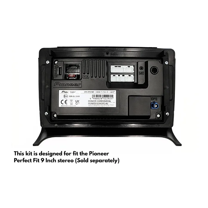 InCarTec PF-108 Audi TT (2006-2014) Perfect Fit 9" Stereo Fitting Kit (SWC /  Fully Amplified)
