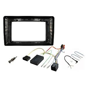 Mercedes (Audio 10) 9" Perfect Fit Stereo Fitting Kit With Steering Controls (ISO Connections)