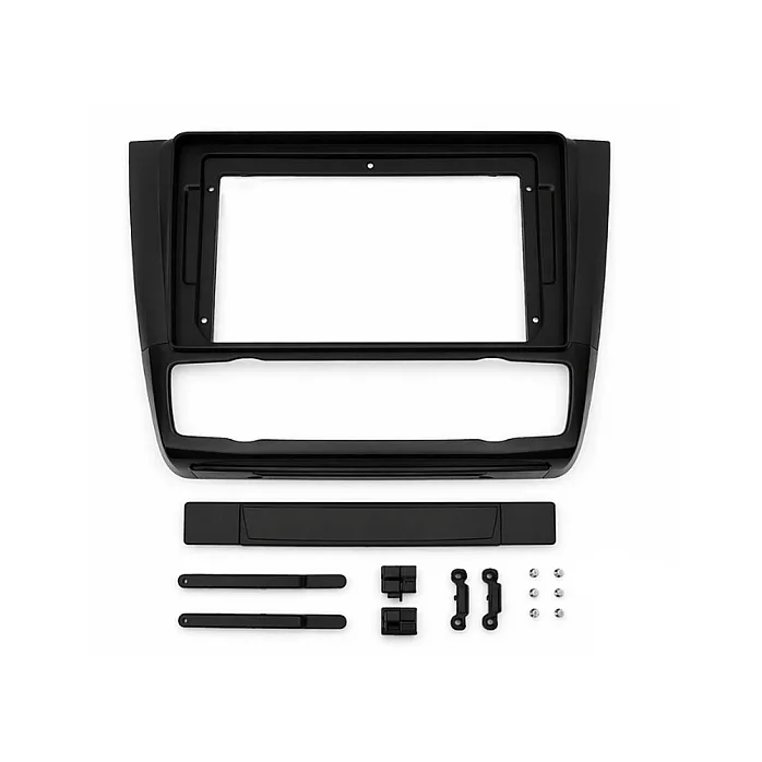 InCarTec PF-113-PDC BMW 1 Series E81, E82, E87, E88 9" Perfect Fit Kit with Steering Controls / PDC Retention (AUTO AIR CON)