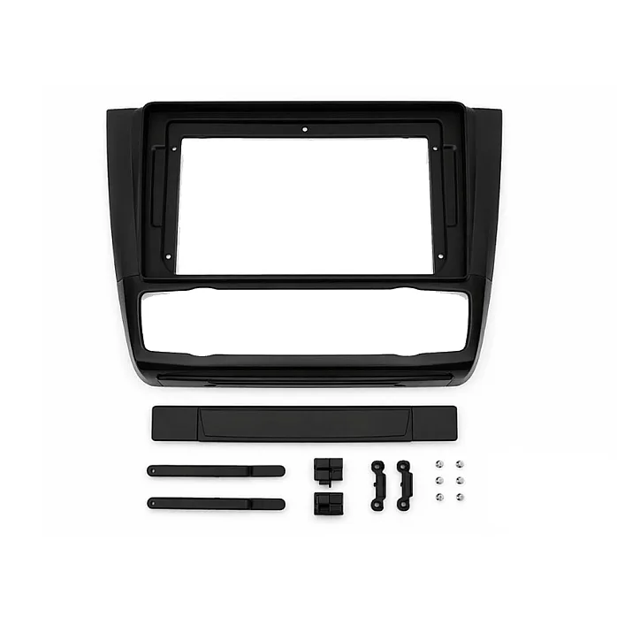 InCarTec PF-113 BMW 1  Series E81, E82, E87, E88 9" Perfect Fit Kit With Steering Controls (AUTO AIR CON)