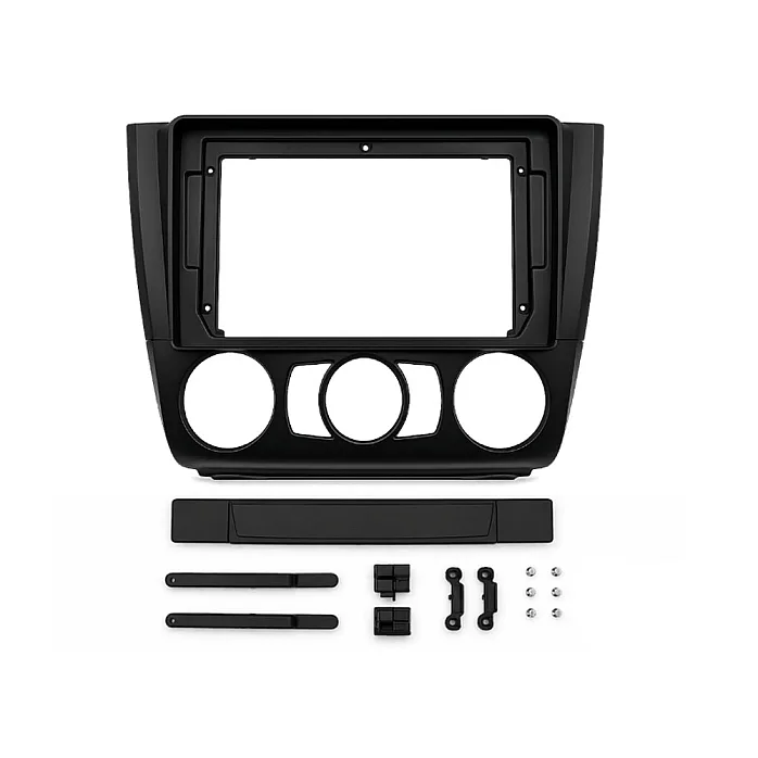 BMW 1 Series E81, E82, E87, E88 9" Perfect Fit Kit with Steering Controls / PDC Retention (MANUAL AIR CON)