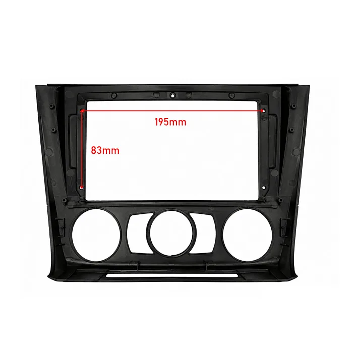 InCarTec PF-114 BMW 1 Series E81, E82, E87, E88 9" Perfect Fit Stereo Kit With Steering Controls (MANUAL AIR CON)