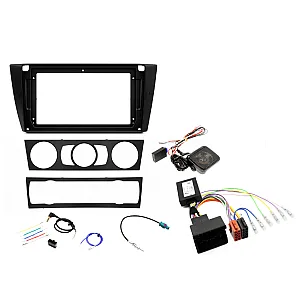 BMW 3 Series E90, E91, E92, E93 Perfect Fit 9" Kit with SWC / PDC Retention