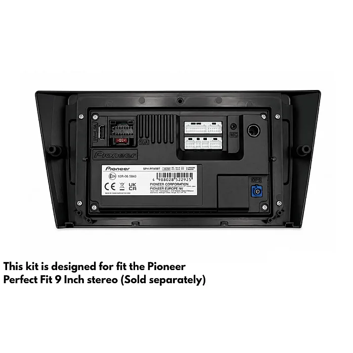 InCarTec PF-115-PDC BMW 3 Series E90, E91, E92, E93 Perfect Fit 9" Kit with SWC / PDC Retention