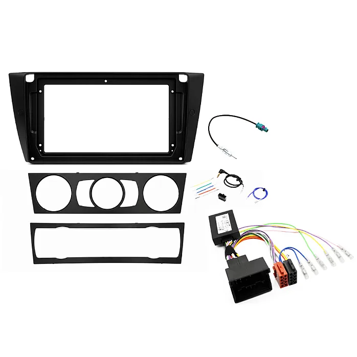 InCarTec PF-115-SWC BMW 3 Series E90, E91, E92, E93 - 9" Non iDrive Perfect Fit Kit With Steering Control Retention