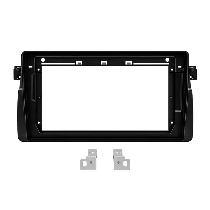 InCarTec PF-116-NAVR BMW 3 Series E46 (1999–2006) 9" Perfect Fit Stereo Fitting Kit with OEM Navigation & Round Pin