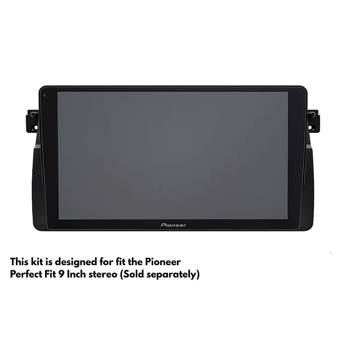 InCarTec PF-116-SWC BMW 3 Series (E46) 1999 - 2006 Perfect Fit 9" Kit (Standard Audio / Round Pin)