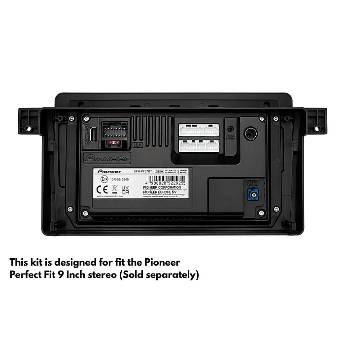InCarTec PF-116-SWC BMW 3 Series (E46) 1999 - 2006 Perfect Fit 9" Kit (Standard Audio / Round Pin)