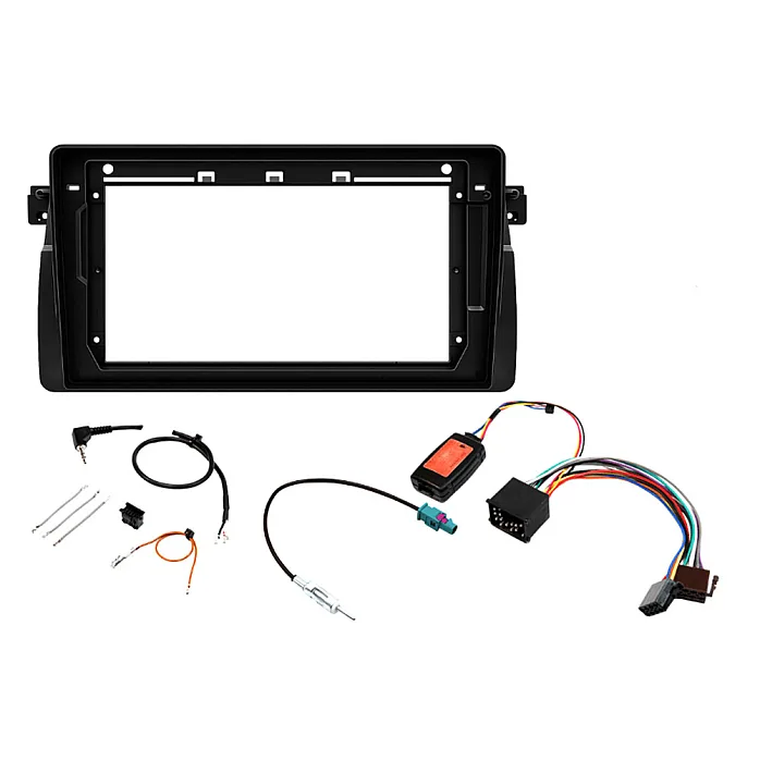 InCarTec PF-116-SWC BMW 3 Series (E46) 1999 - 2006 Perfect Fit 9" Kit (Standard Audio / Round Pin)