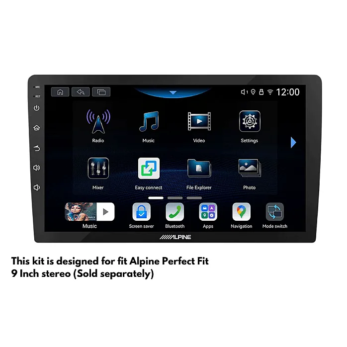 InCarTec PF-117-DSP BMW X5 (E53) 2000–2006 Perfect Fit 9" Stereo Kit (Navigation/ DSP Amplified Systems)